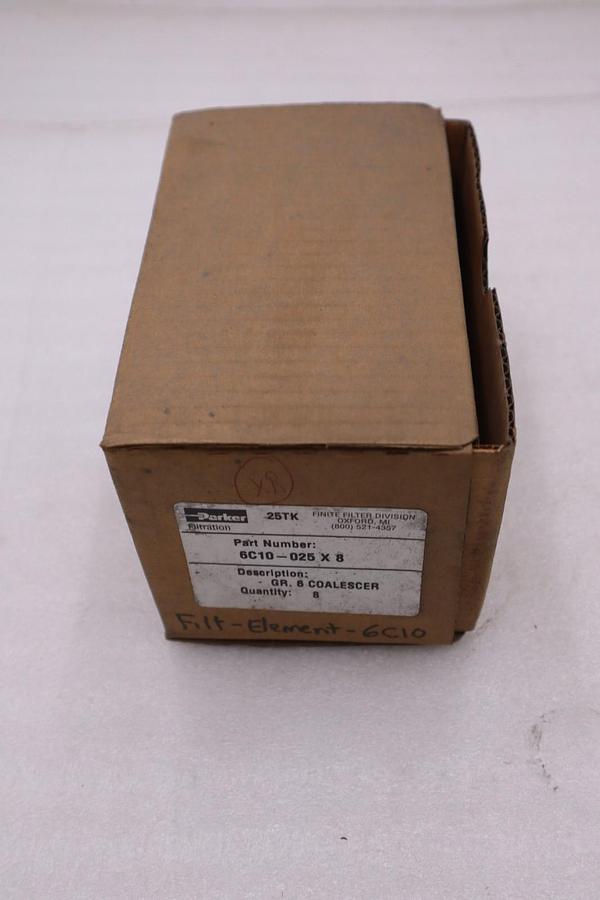 Used NEW OPEN BOX Parker 6C10-025X8 Replacement Elements STK GF1137