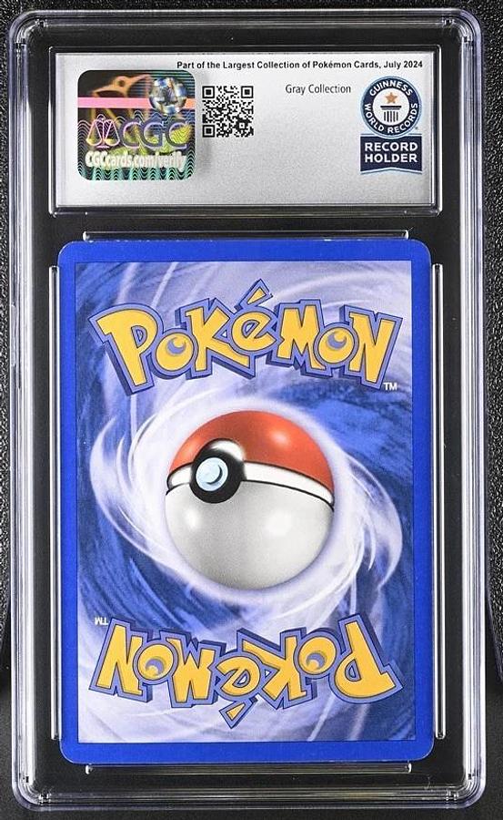 Used 2002 POKEMON LEGENDARY COLLECTION #45 GROWLITHE-REVERSE HOLO CGC WORLD RECORD