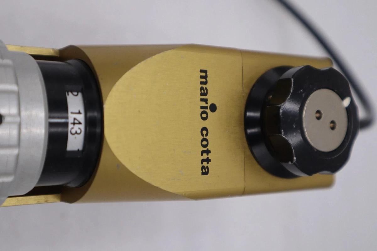 Used Mario Cotta 45 880 CB Gold Pneumatic Shear Knife Holder STOCK S-133-A