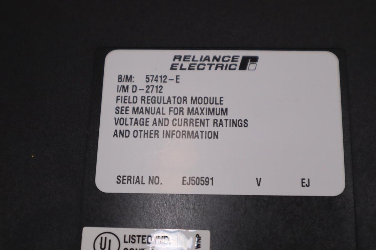 Used AUTOMAX RELIANCE ELECTRIC 0-57412-E FIELD REGULATOR MODULE NEW STOCK G421