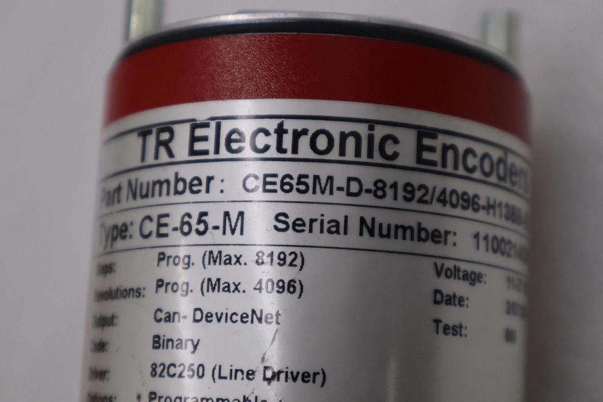 Used T&R ELECTRONIC CE65M-D-8192/4096-H13BB-E01ZR-H Encoder - STOCK GF270