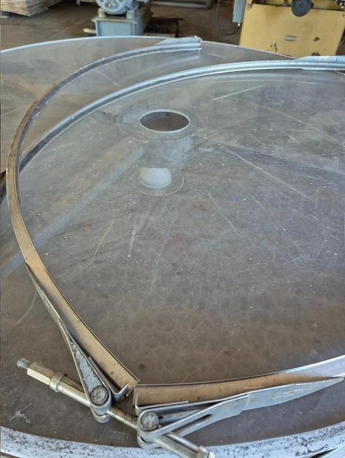Used KASON 60" DIAMETER STAINLESS STEEL VIBRATING SCREEN SINGLE DECK VIBROSCREEN