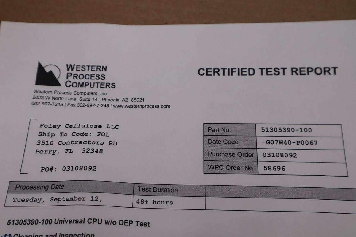 NEW Honeywell Card 51305390-100 UCPU KIT STOCK G219