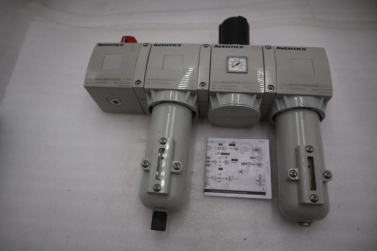 SET OF 4 - ASCO 8653AL0M40A0000 1/2" Pneumatic Lubricator – STOCK GF999