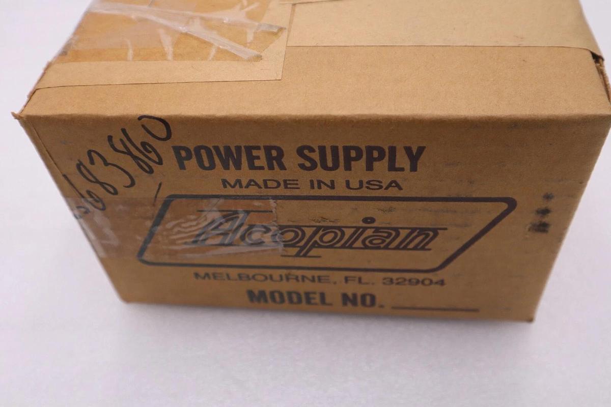 NEW OPEN BOX ACOPIAN UNREGULATED POWER SUPPLY 32U40 STOCK G88A