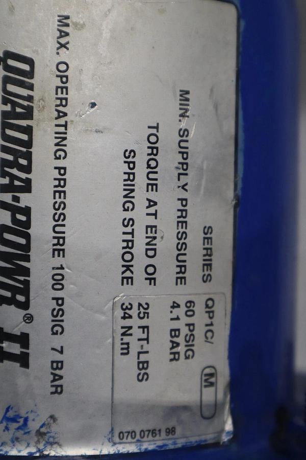 Used 1" Jamesbury Stainless Ball Valve QUADRA-POWR II STOCK S-621