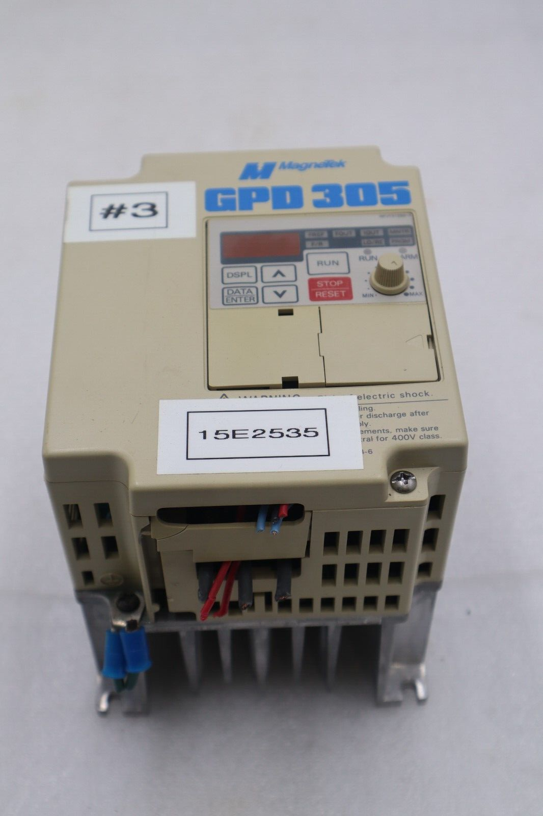 Used MAGNETEK JDB003 AC DRIVE GPD 305 STOCK #L-758