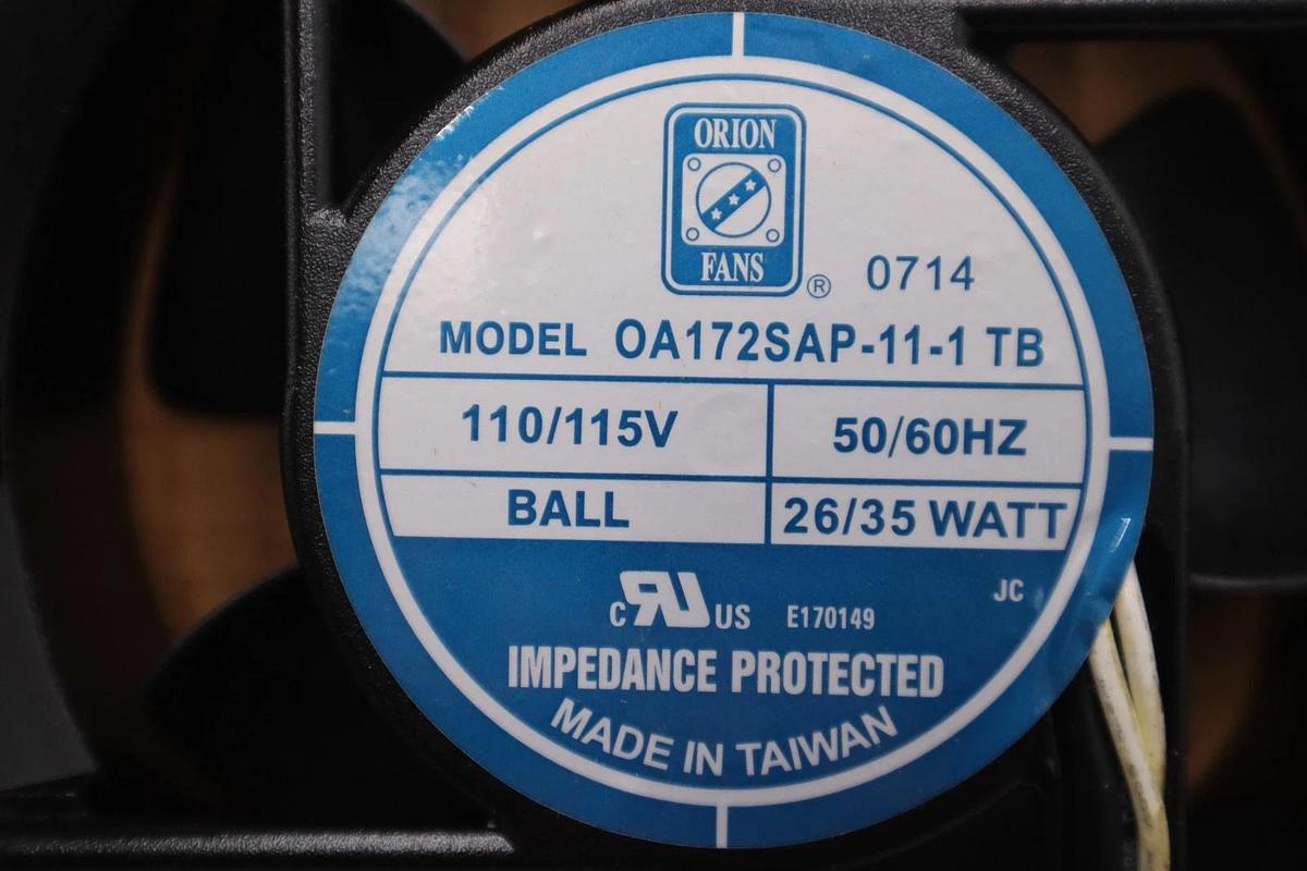Used Orion Fans OA172SAP-11-1TB FAN AC 172X51 115V BALL 235CFM - STOCK GF27A