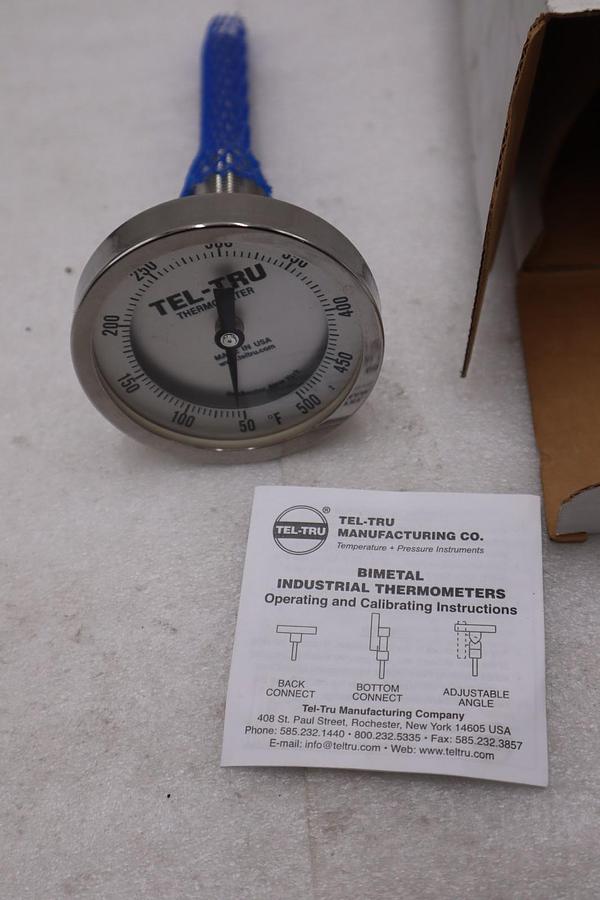 Used NEW OPEN BOX TEL-TRU HDGT3R/WELL THERMOMETER - STOCK GF217A