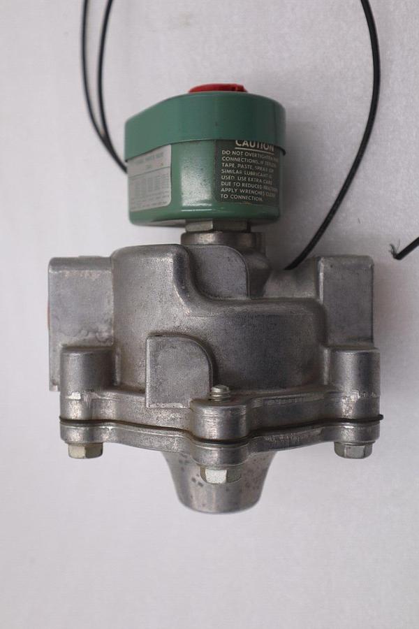 Used ASCO RED HAT 104R GENERAL PURPOSE SS SOLENOID VALVE 120VDC STOCK K-3636