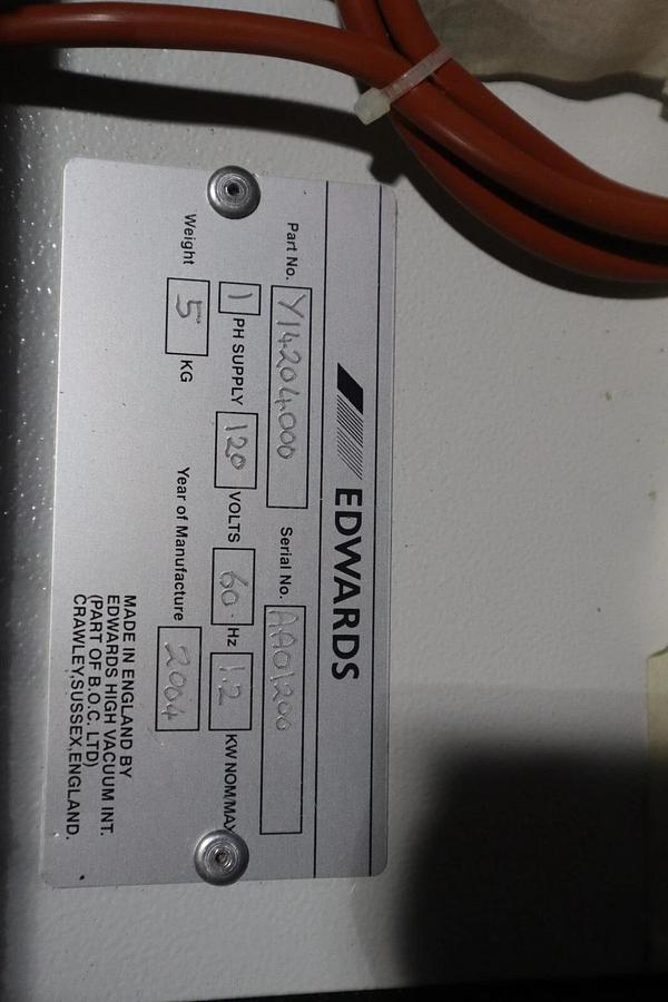 Used NEW BOC EDWARDS Y14204000 TMS TEMPERATURE MEASURING SYSTEM STOCK 1000A