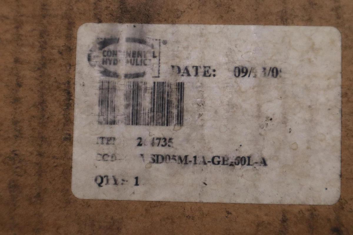 CONTINENTAL HYDRAULICS VSD05M-IA-GB-60L-A STOCK #B-3056