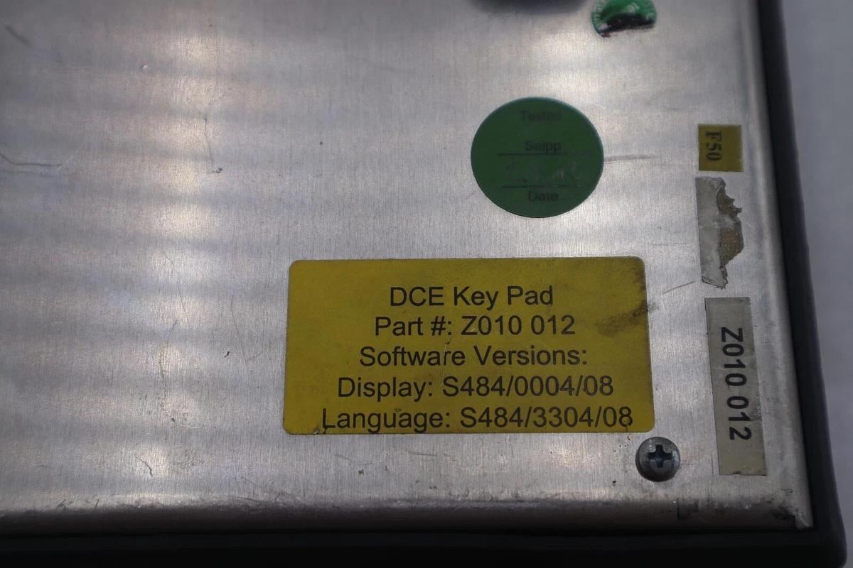 Used Emhart Z-010-012 / Z010-012 Teach Pendant Stock 3554