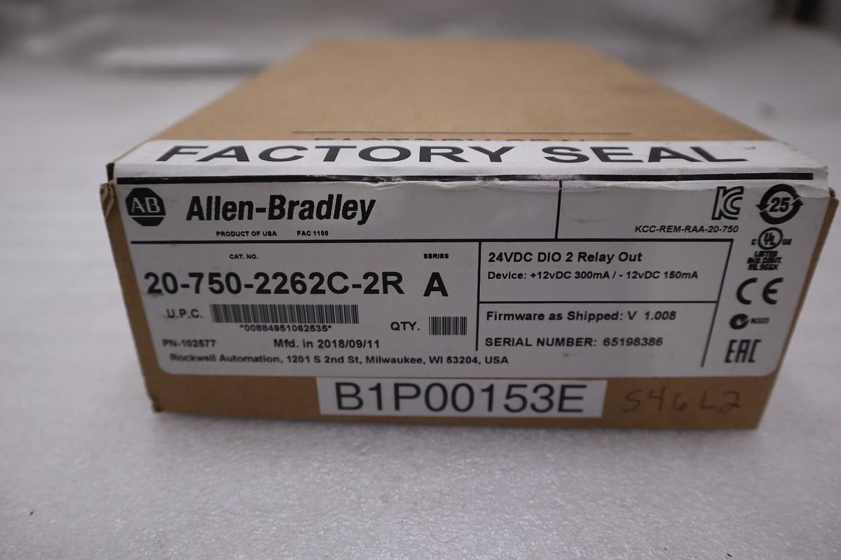 NEW AB ALLEN BRADLEY 20-750-2262C-2R PowerFlex 750 IO Option Module STK GF1384