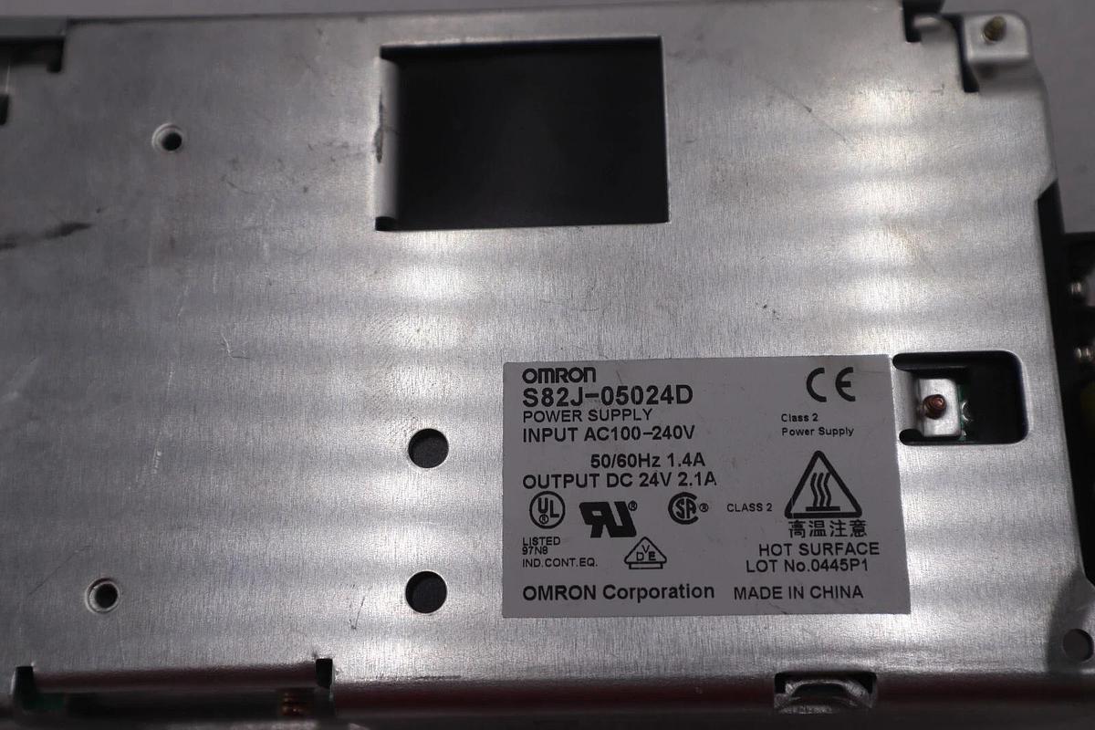 Used Omron S82J-05024D Power Supply Input AC100-240V Output 24VDC STOCK #2683 Q3