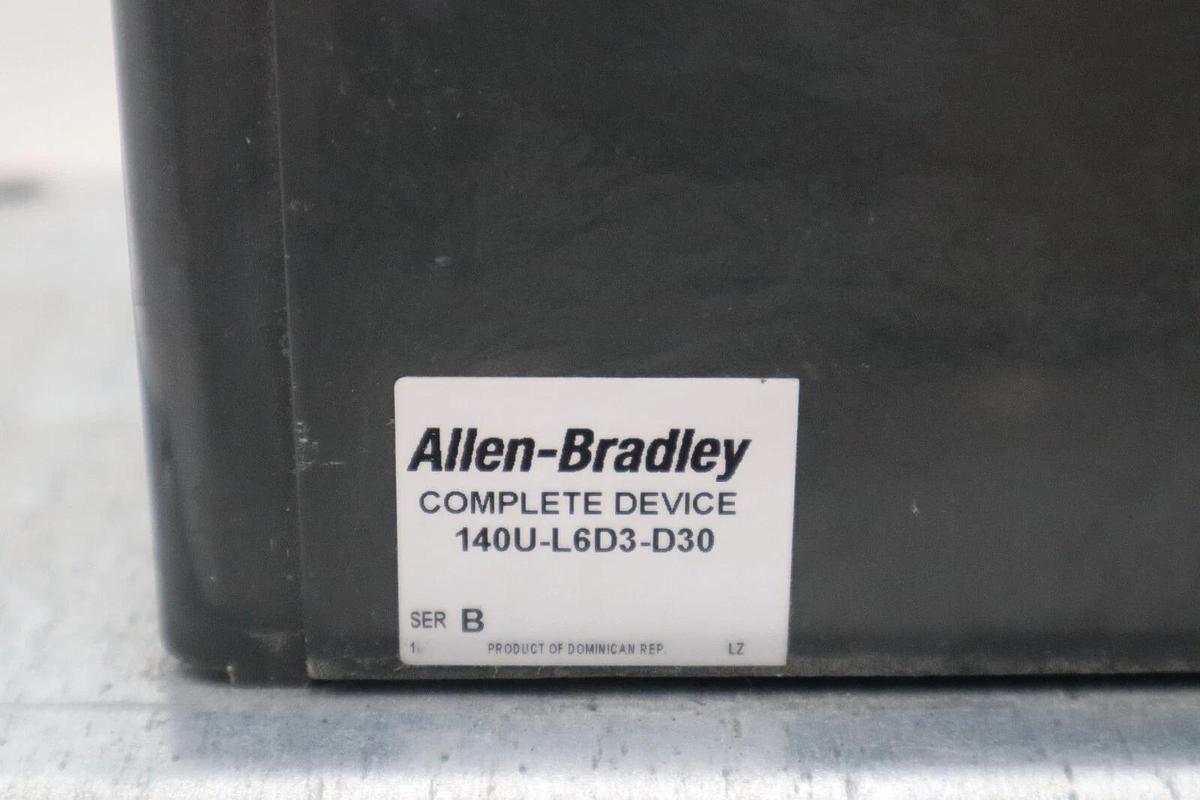 Used ALLEN BRADLEY 140UL6D3D30/ 140U-L6D3-D30 MOLDED CASE CIRCUIT BREAKER STOCK 709-A