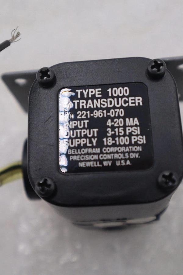 MARSH / BELLOFRAM 961-070-000 TRANSDUCER #K-2681
