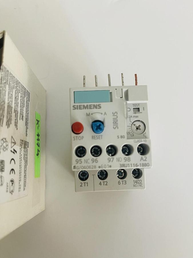 Used Siemens 3RU1116-1GBO Overload Relay #K-1174