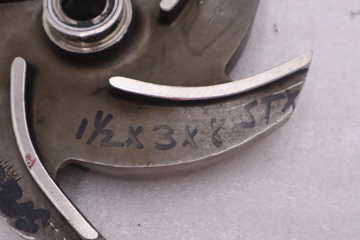 GOULDS 316STX  1-1/2 X 3-8 5 VANE IMPELLER 8.375" DIAMETER - STOCK G409B