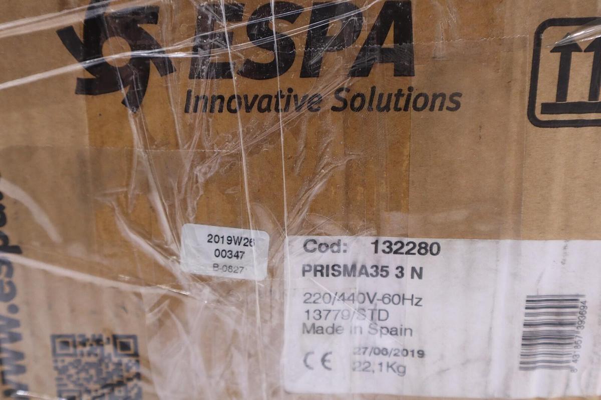 Used Water Pump BOMBA ESPA Prisma35 3N 2.2KW TIPO STOCK 4775