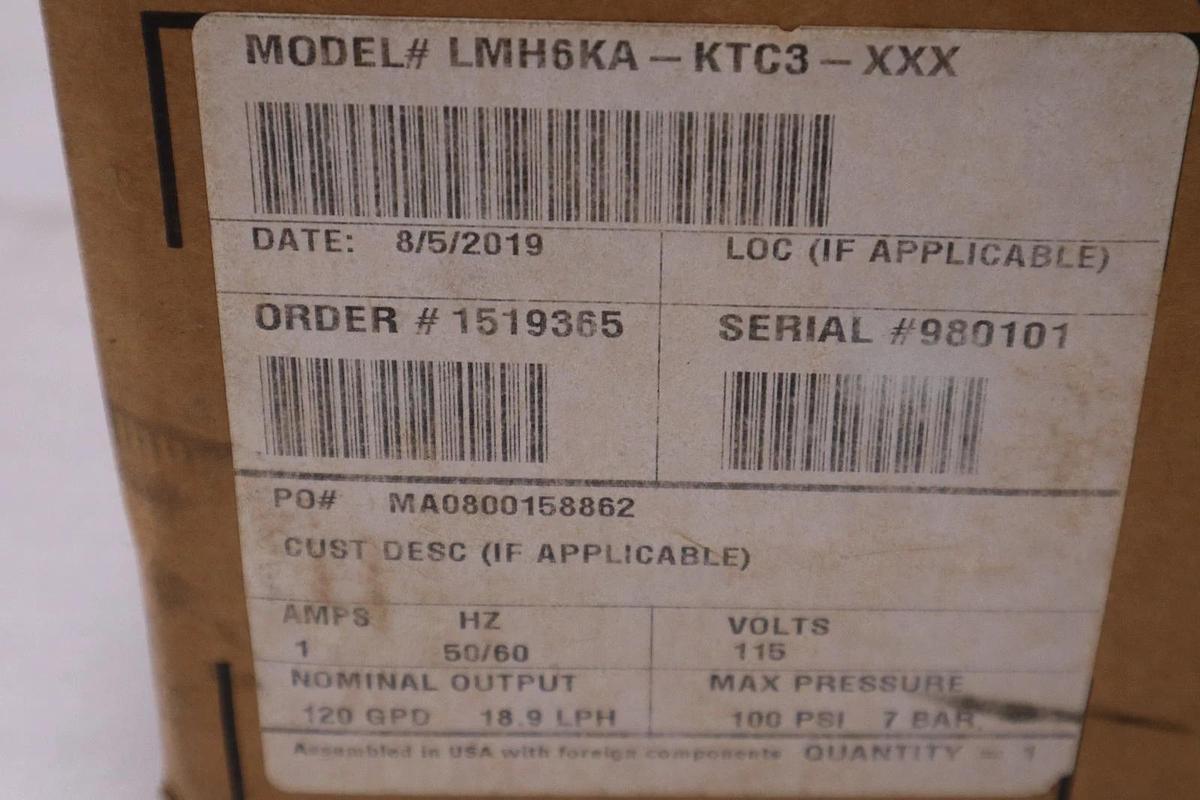 PULSATRON PULSAFEEDER LMH6KAKTC3XXX / LMH6KA-KTC3-XXX NEW IN BOX STOCK GF-469