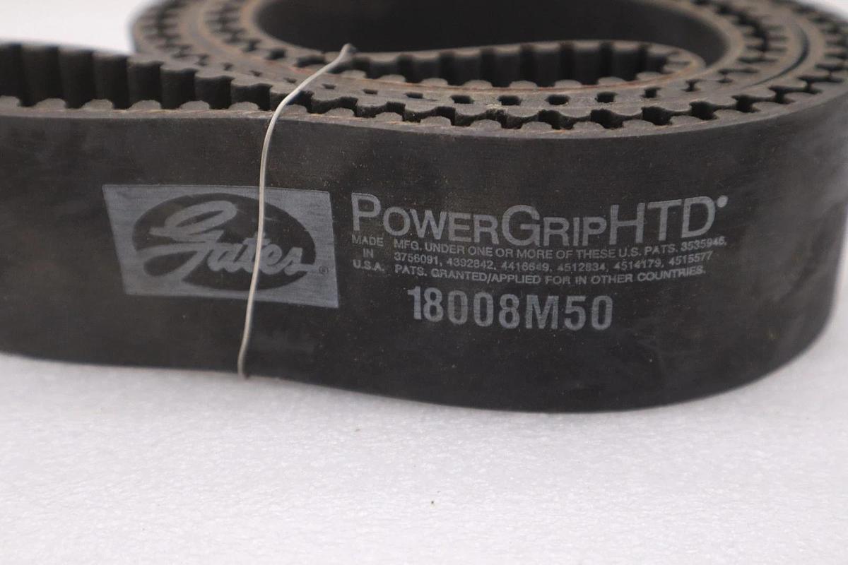 Used LOT OF 2 - Gates 18008M50 Powergrip V-Belt - STOCK M-11A