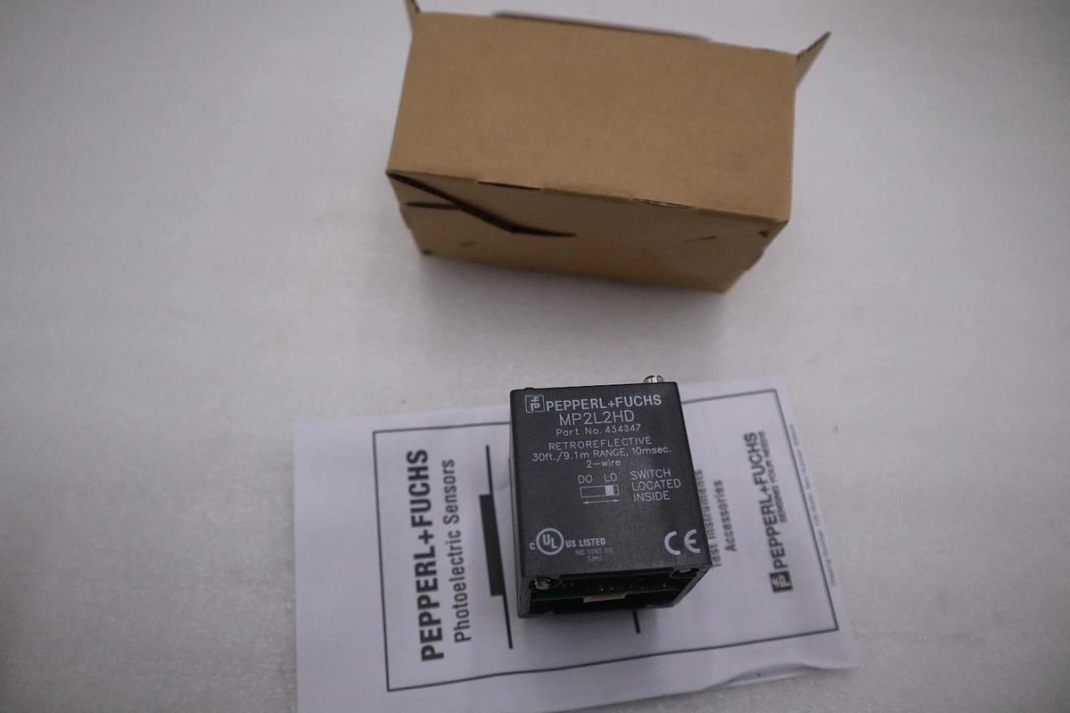 Used PEPPERL & FUCHS MP SERIES MP2L2HD PART NO. 454347 NEW IN BOX STOCK G689A
