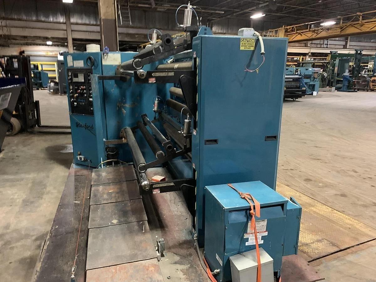 Used 62" STANFORD DUPLEX SLITTER REWINDER MODEL 2038-RT