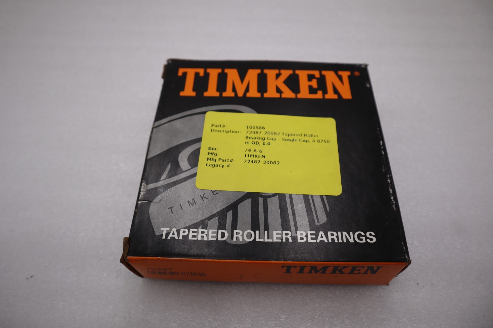 72487 - TIMKEN - ( 72487-20082 ) - FACTORY NEW - STOCK 2928CC
