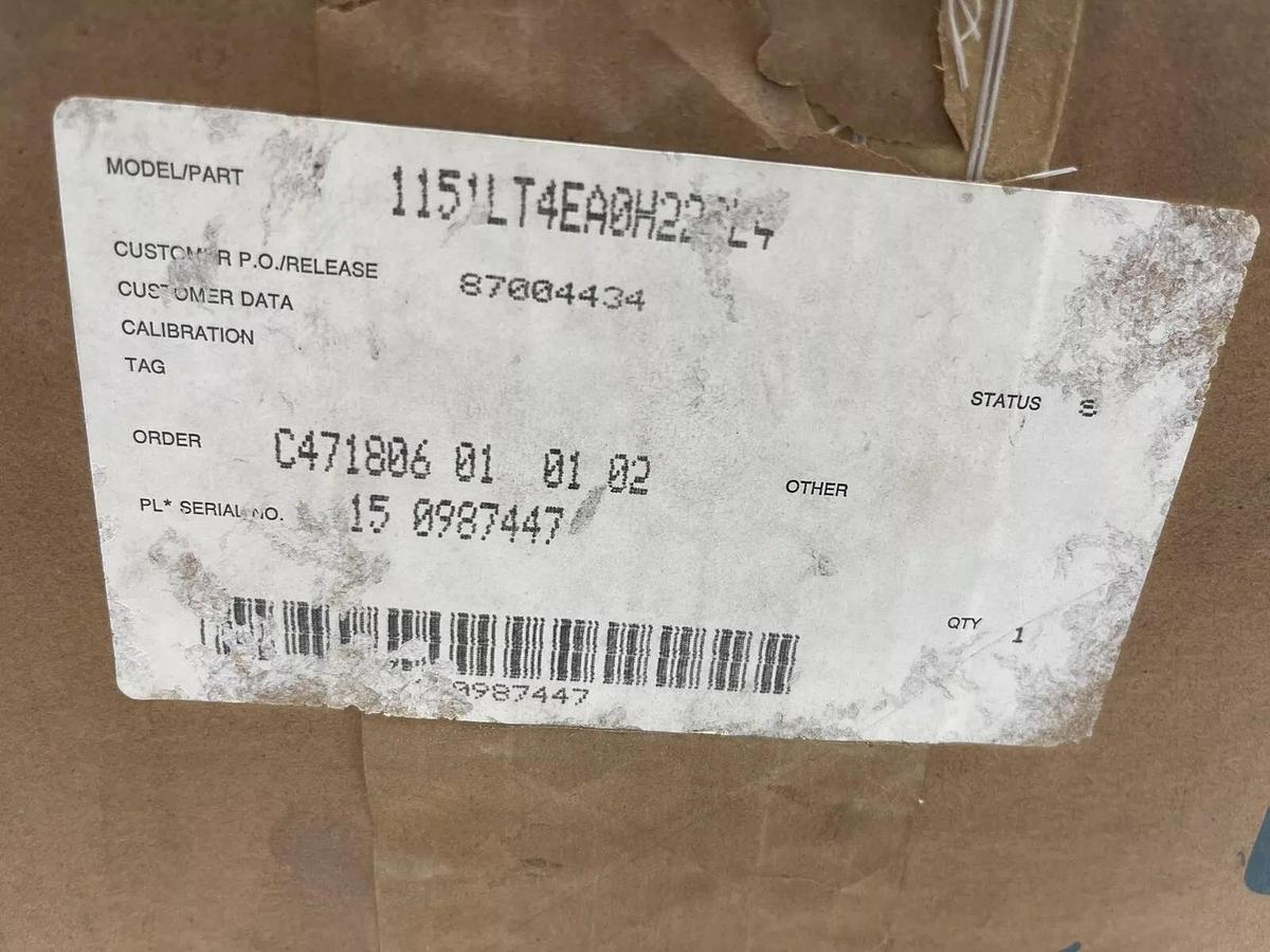 Rosemount 1151lt4ea0h22dl4 Pressure Transmitter New In Box Stock 1480