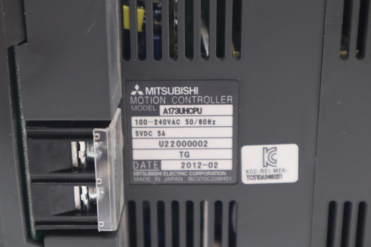 Used NEW MITSUBISHI A173UHCPU MOTION CONTROLLER W/ A178B-S1 8-SLOT BASE UNIT #L-701