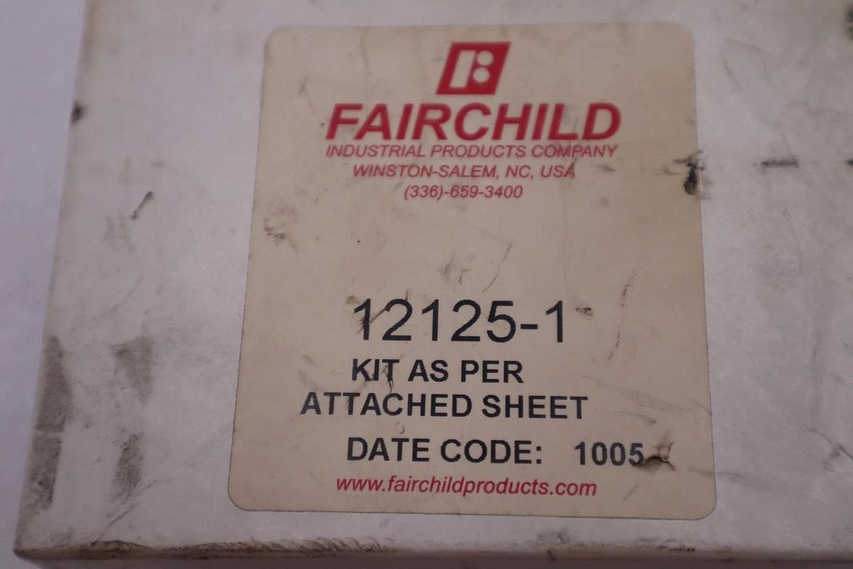 Used NEW Fairchild 12125-1 Regulator Repair Kit 121251 STK K322A