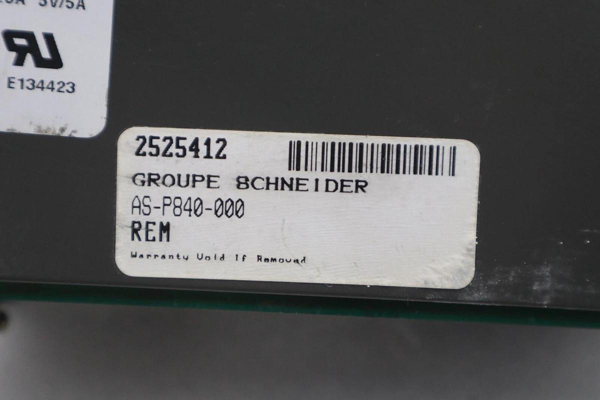 Used SCHNEIDER MODICON  AS-P840-000 Power Supply Module STOCK G214A