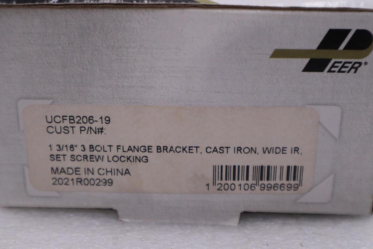 UCFB206-19 - PEER BEARING - FACTORY NEW STOCK 826D