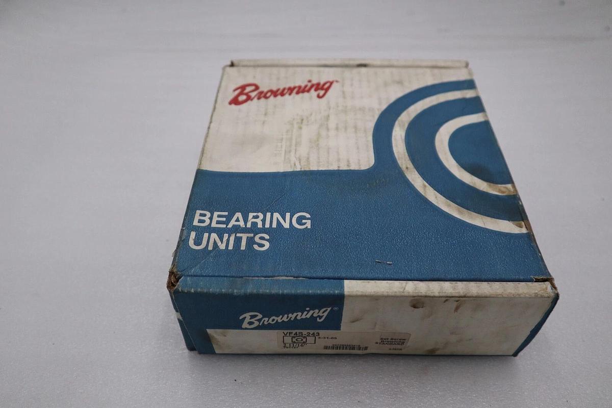 NEW OPEN BOX Browning  4-Bolt BB Flange Block 2-11/16" VF4S-243 STOCK B-2156