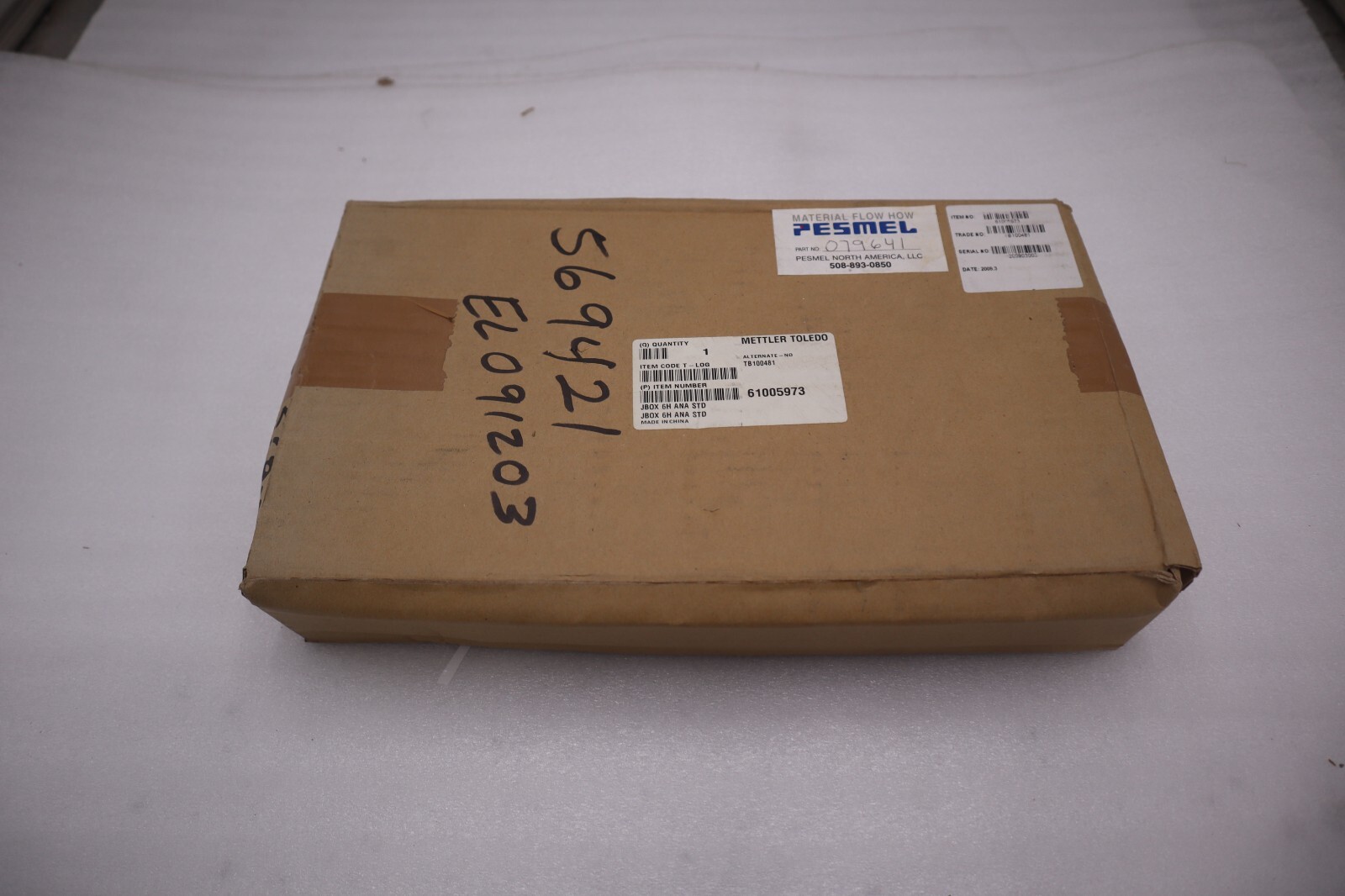METTLER TOLEDO JBOX 6H ANA STD TB100481 / 61005973 NEW IN BOX STOCK G530