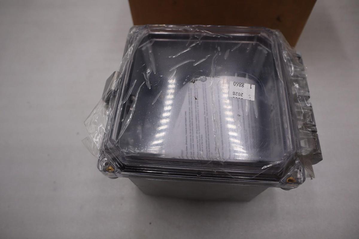 NEW INTEGRA ENCLOSURES H6064HCLL ENCLOSURE WITH HINGE OPAQUE STOCK 5623CC