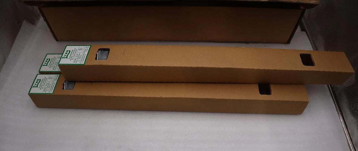 Used LYNN CLEARVIEW INDOOR - OUTDOOR OIL TANK GAUGE 42-44" DUAL 1-1/2" & 2" #GF463