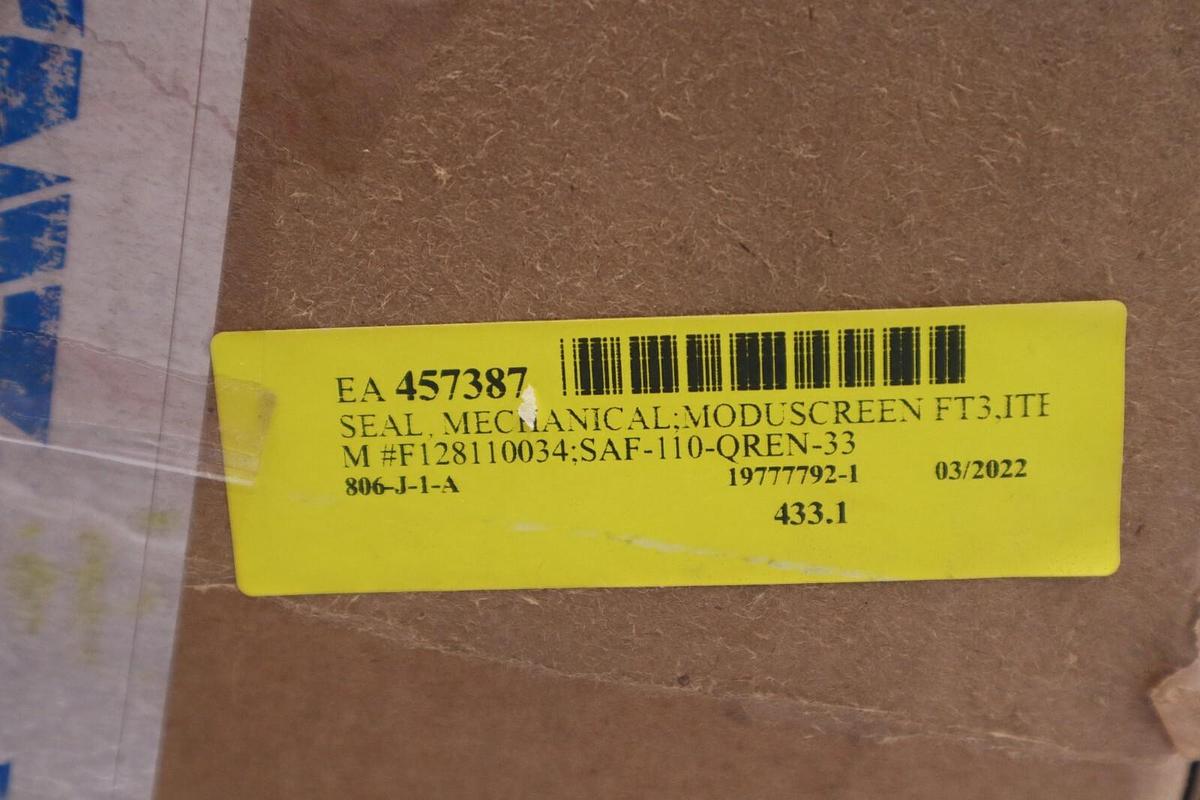 Used Mechanical Seal SS2343 Stock #3643