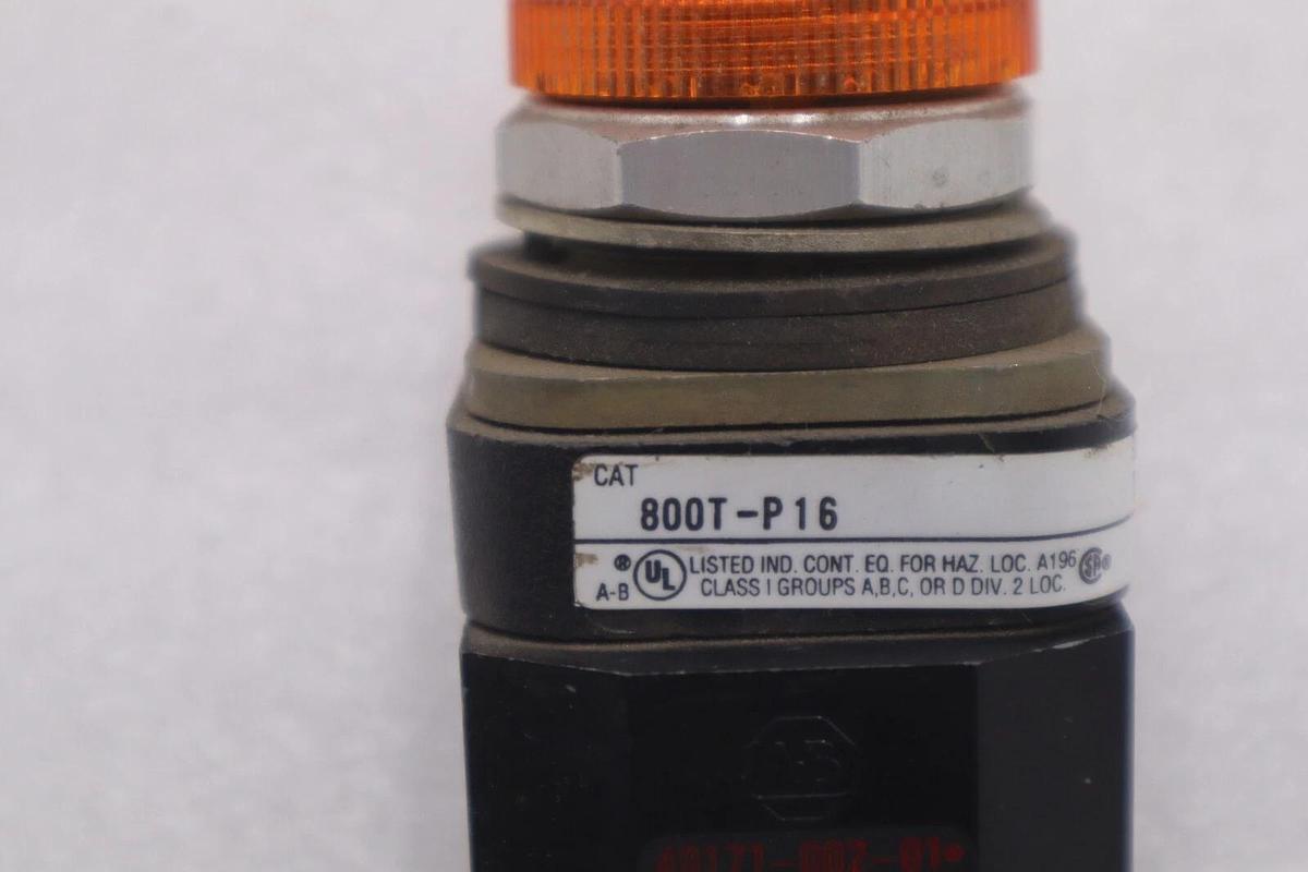 ALLEN BRADLEY 800T-P16 LIGHT STOCK #K-3695