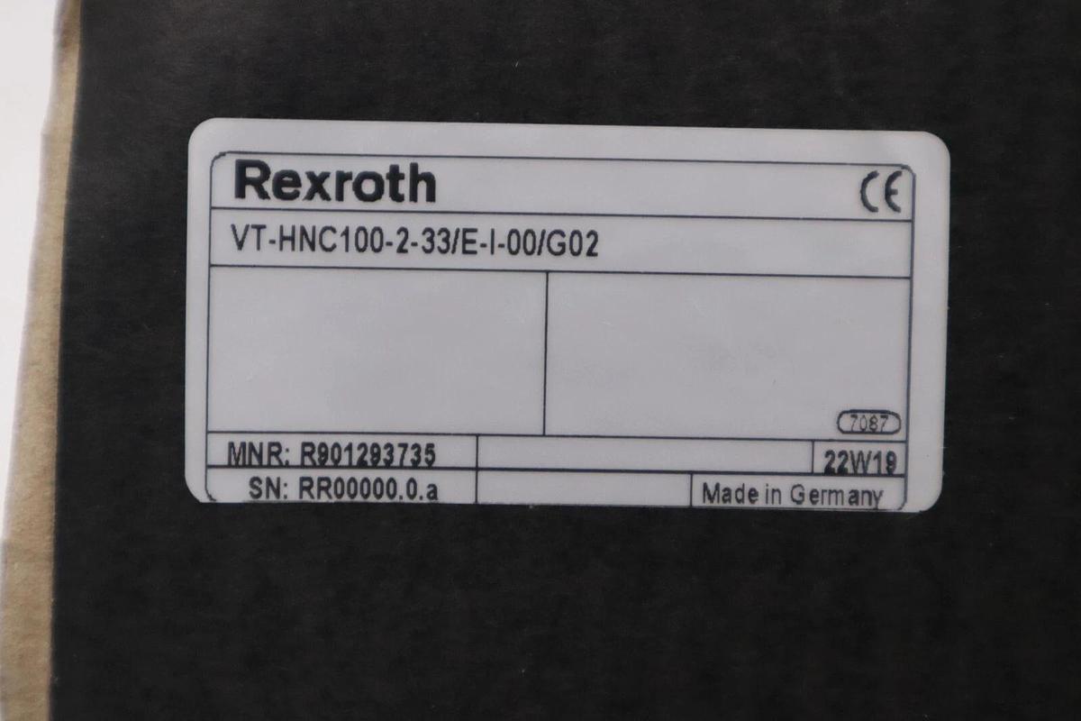 Used Bosch Rexroth R901293735 VT-HNC100-2-33/E-I-00/G02 Controller NEW STOCK G156A