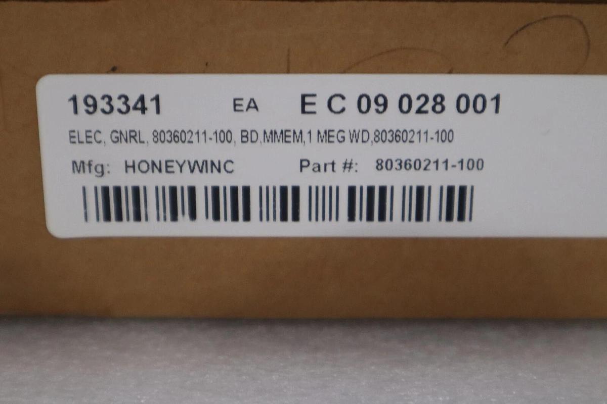 Used HONEYWELL 80360206-001 CIRCUIT BOARD NEW WITH BOX STOCK G617