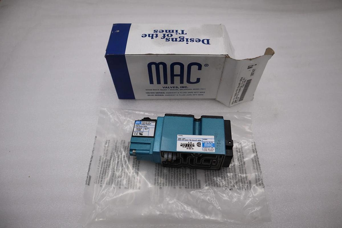 NEW MAC VALVES INC 82A-CC-000-TM-DAAP-2DA SOLENOID VALVE STOCK H700A
