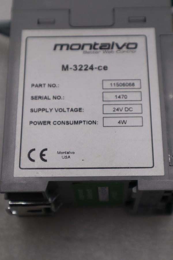 Used MONTALVO M3224-CE / M3224CE LOAD CELL AMPLIFIER STOCK H1817