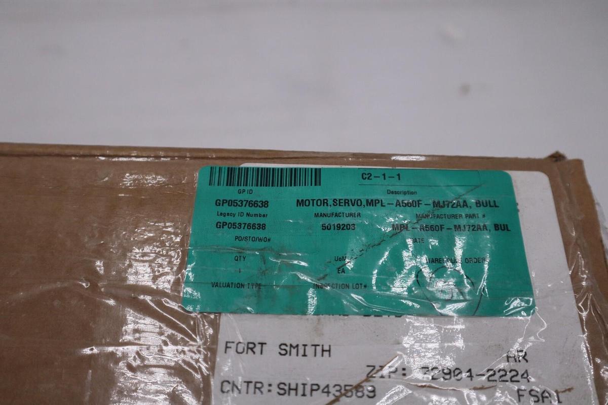 Used MPL-A560F-MJ72AA ALLEN BRADLEY KINETIX SERVO MOTOR REFURBISHED STOCK 620D