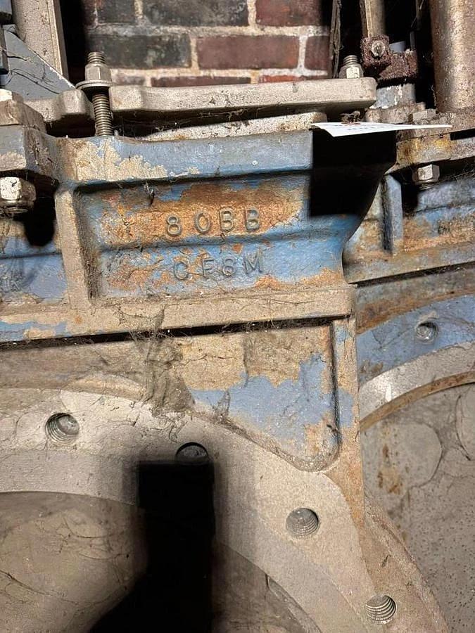 Used 24" Actuated Pnuematic Knife Gate Valve 316SS (TWO AVAILABLE)