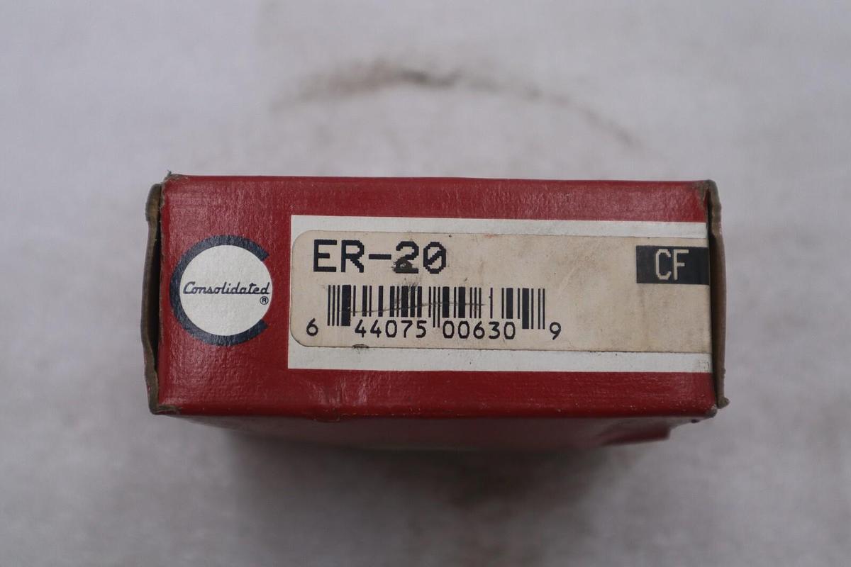 Used NEW Consolidated Bearings ER-20 Ball Bearing STOCK B-966