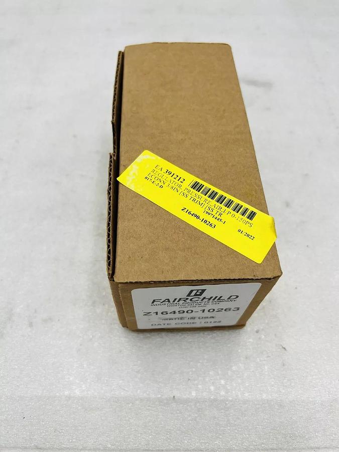 Used FAIRCHILD PNEUMATIC REGULATOR Z16490-10263 STOCK 3938