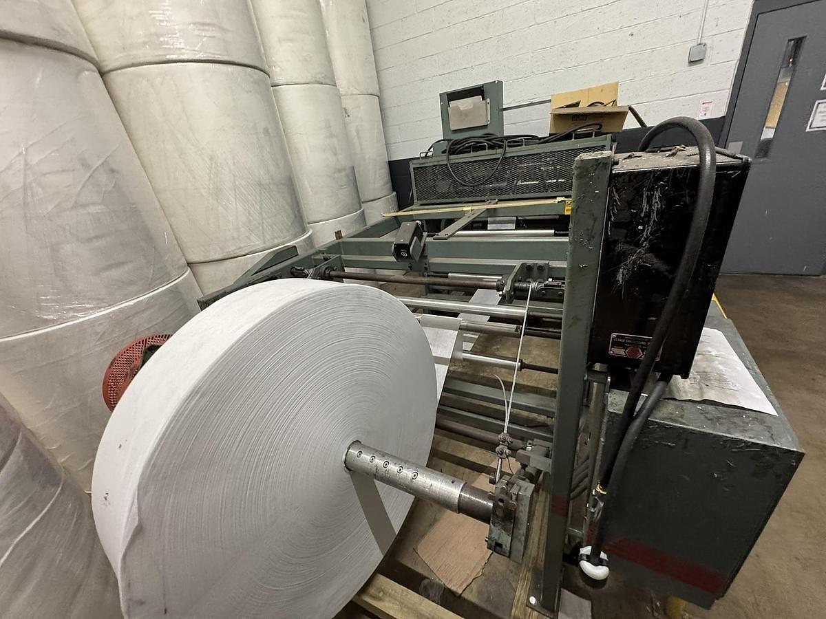 Used 30" WIDE ELSNER MODEL MPR 30 CANTILIVERED SLITTER REWINDER