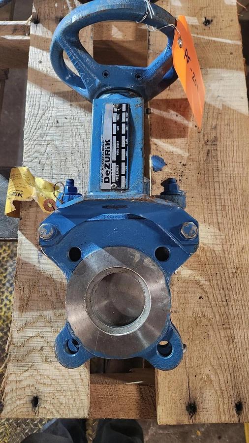 Used DeZURIK Gate Valve 9200199 SIZE 2 GATE 304 STAINLESS MANUAL 2" VALVE STOCK PF201